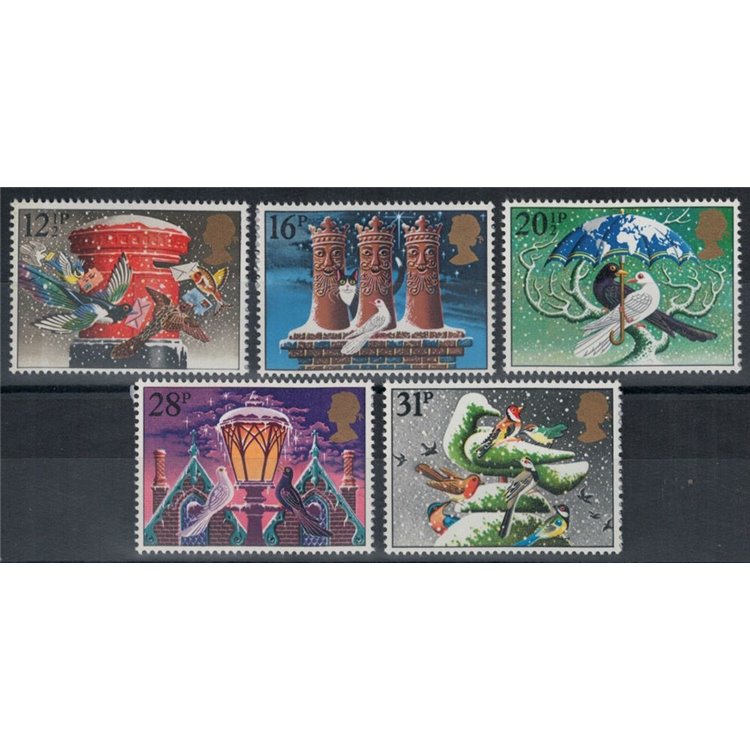 GRAN BRETAGNA 1983 Natale 5v MNH**