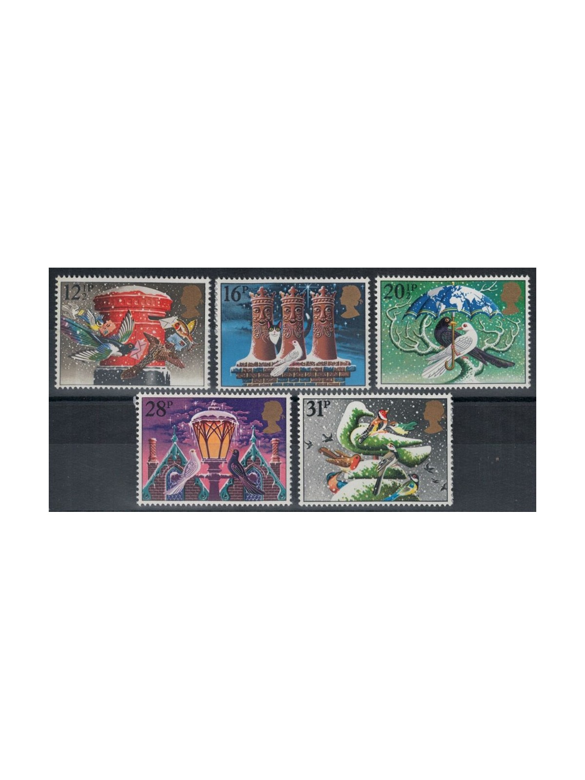 GRAN BRETAGNA 1983 Natale 5v MNH**
