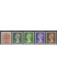 GREAT BRITAIN 1984 Elizabeth II, definitive set 5v MNH**