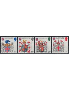 GREAT BRITAIN 1984 Coats of Arms 4v MNH**