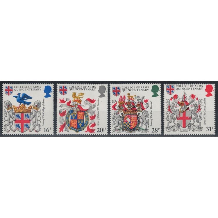 GRAN BRETAGNA 1984 Stemmi araldici 4v MNH**