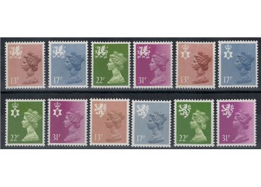 GREAT BRITAIN 1984 Regional Emblems 12v MNH**