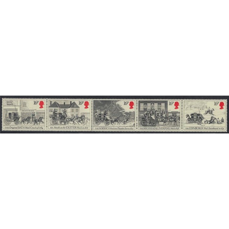GRAN BRETAGNA 1984 Diligenze postali 5v MNH**