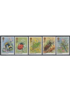 GREAT BRITAIN 1985 Insects 5v MNH**