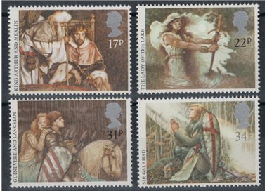 GREAT BRITAIN 1985 King Arthur 4v MNH**
