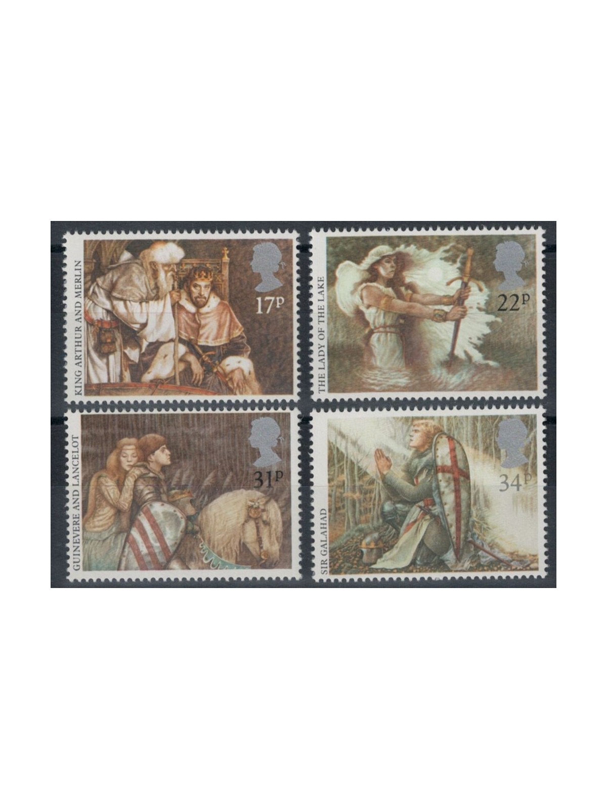 GREAT BRITAIN 1985 King Arthur 4v MNH**