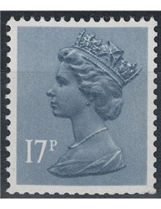 GRAN BRETAGNA 1985 Elisabetta II, 17p D retro MNH**