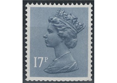 GRAN BRETAGNA 1985 Elisabetta II, 17p D retro MNH**