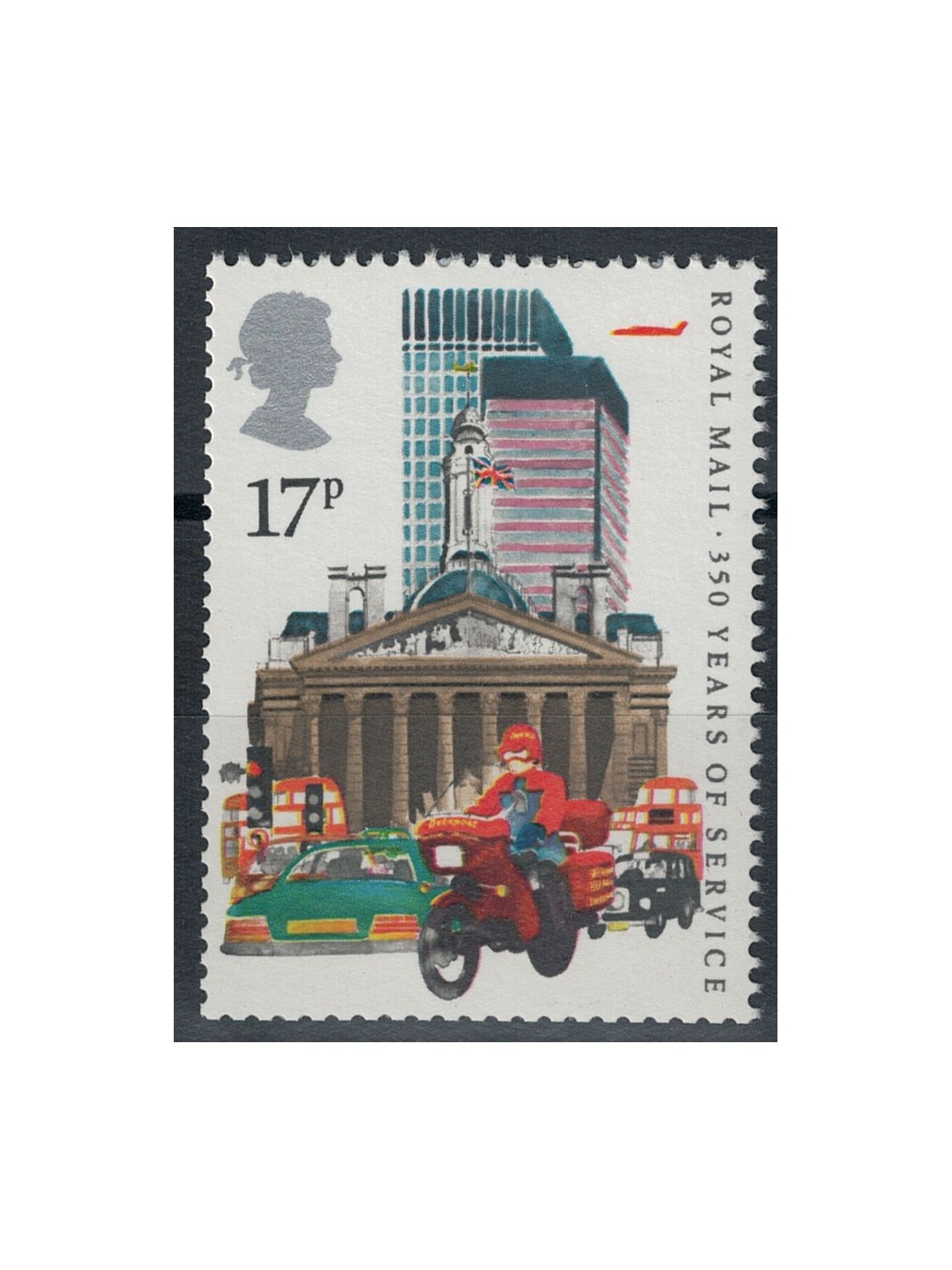 GRAN BRETAGNA 1985 Anniversario delle Poste britanniche, 17p D retro MNH**