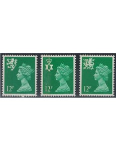 GRAN BRETAGNA 1986 Emblemi regionali 3v MNH**