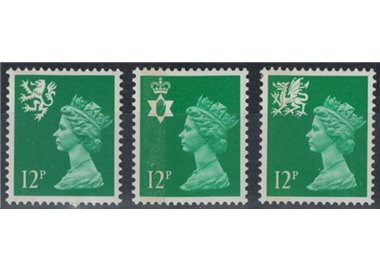 GRAN BRETAGNA 1986 Emblemi regionali 3v MNH**