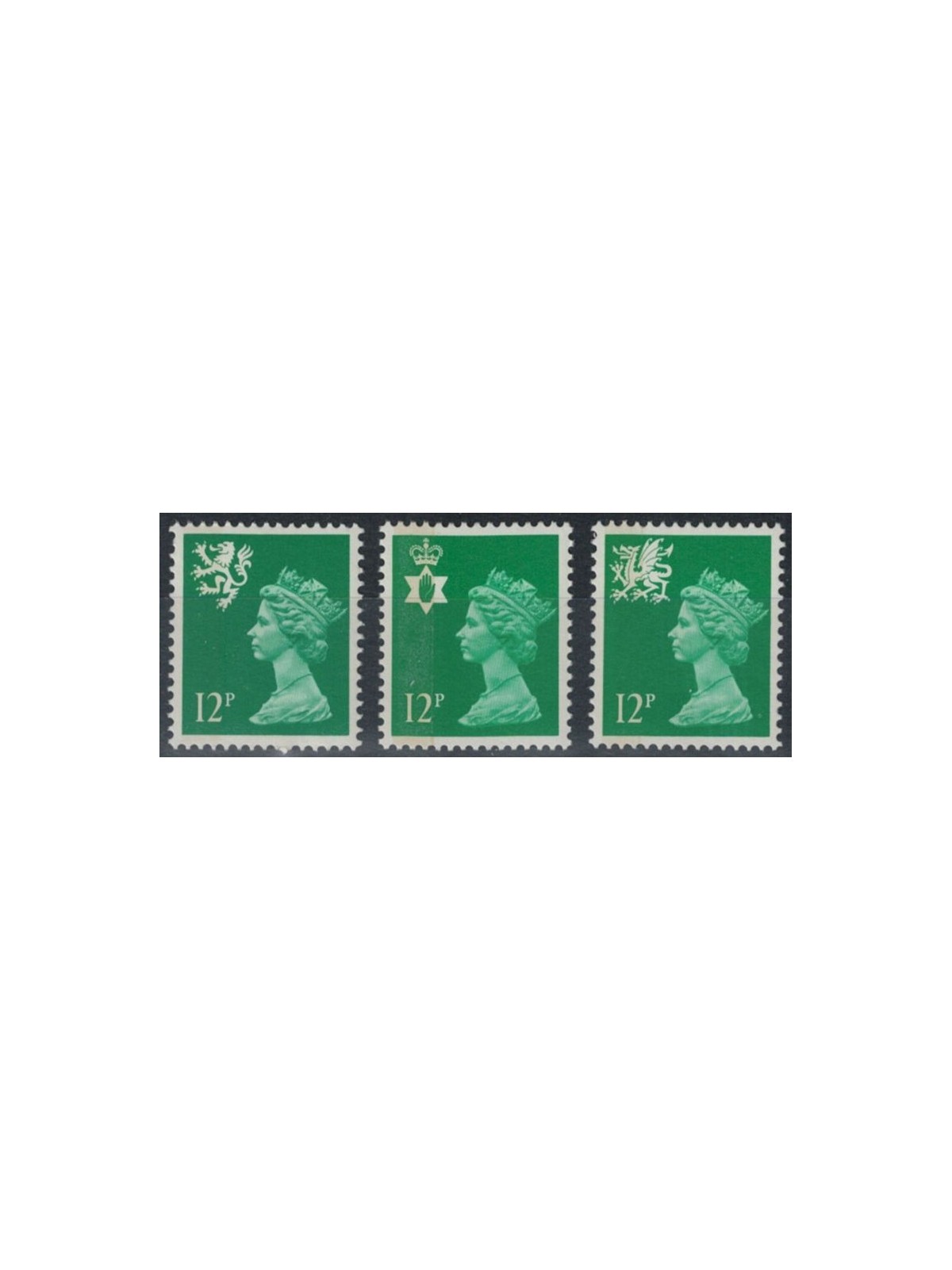 GRAN BRETAGNA 1986 Emblemi regionali 3v MNH**