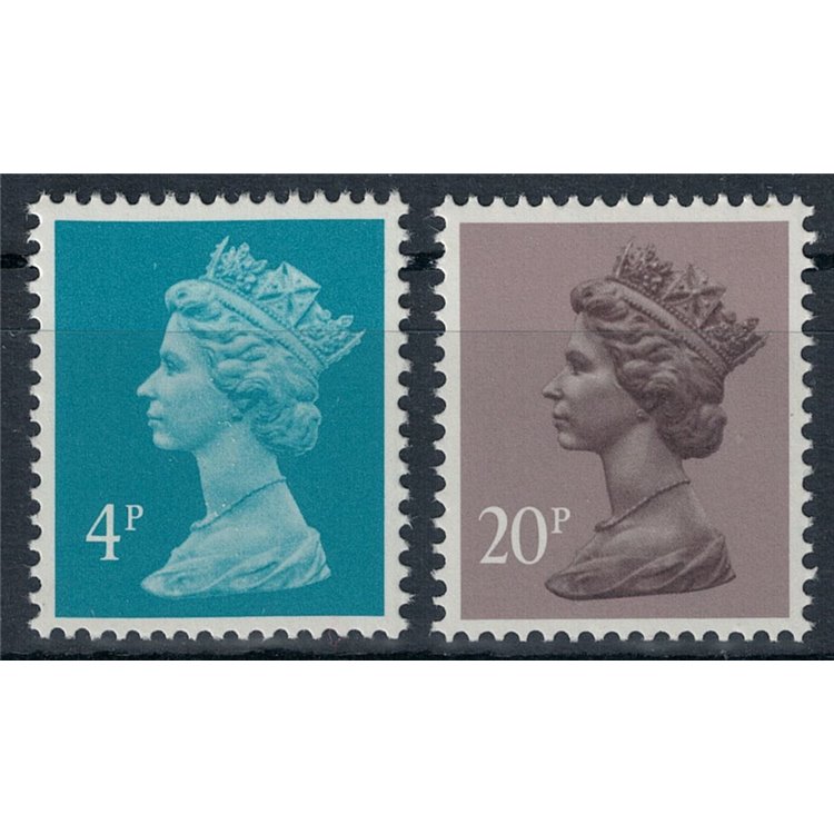 GREAT BRITAIN 1986 Elizabeth II, definitive set 2v MNH**