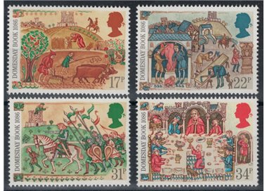 GREAT BRITAIN 1986 Medieval life 4v MNH**