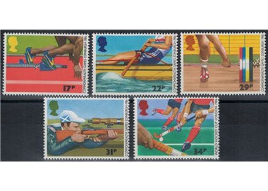 GRAN BRETAGNA 1986 Giochi del Commonwealth 5v MNH**