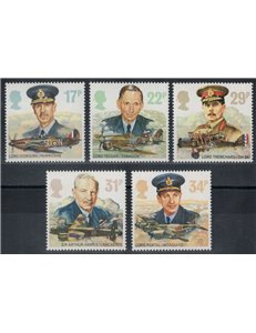 GRAN BRETAGNA 1986 Royal Air Force 5v MNH**