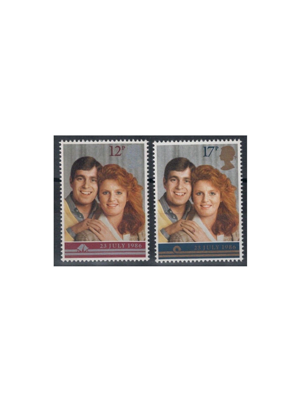 GREAT BRITAIN 1986 Royal Wedding 2v MNH**