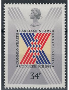 GRAN BRETAGNA 1986 Conferenza parlamentare MNH**