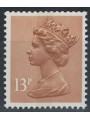 GRAN BRETAGNA 1986 Elisabetta II, 13p stella retro MNH**