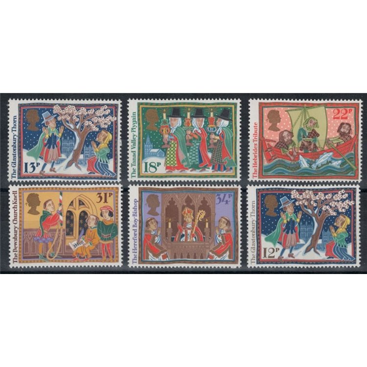 GRAN BRETAGNA 1986 Natale 6v MNH**