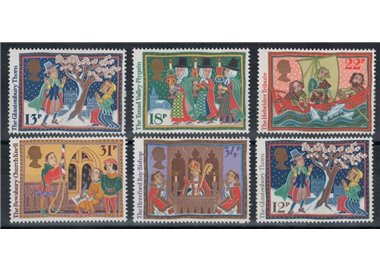GREAT BRITAIN 1986 Christmas 6v MNH**