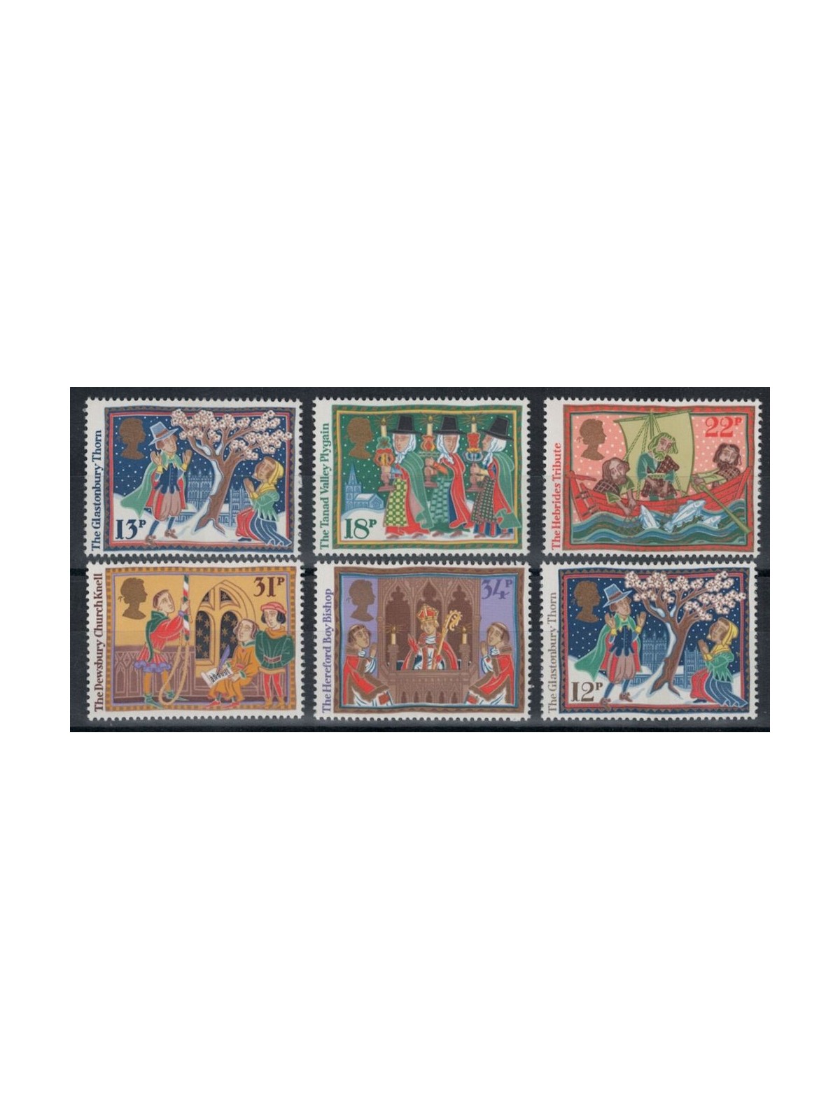 GRAN BRETAGNA 1986 Natale 6v MNH**