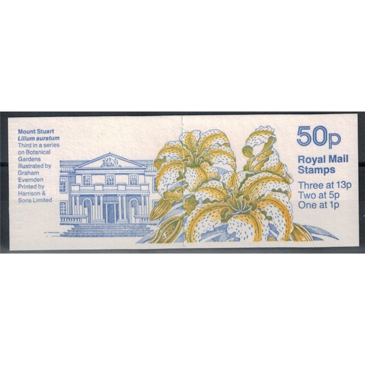 GREAT BRITAIN 1987 Mount Stewart III booklet MNH**