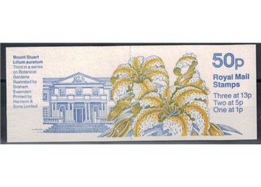 GREAT BRITAIN 1987 Mount Stewart III booklet MNH**