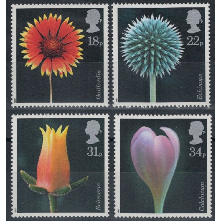GREAT BRITAIN 1987 Local flora 4v MNH**