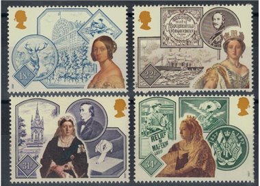 GRAN BRETAGNA 1987 Regina Vittoria 4v MNH**