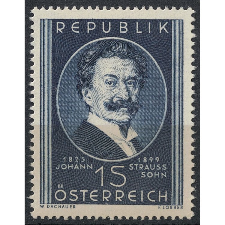 AUSTRIA 1949 Johann Strauss figlio MNH**