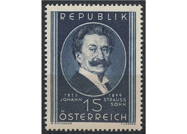 AUSTRIA 1949 Johann Strauss son MNH**