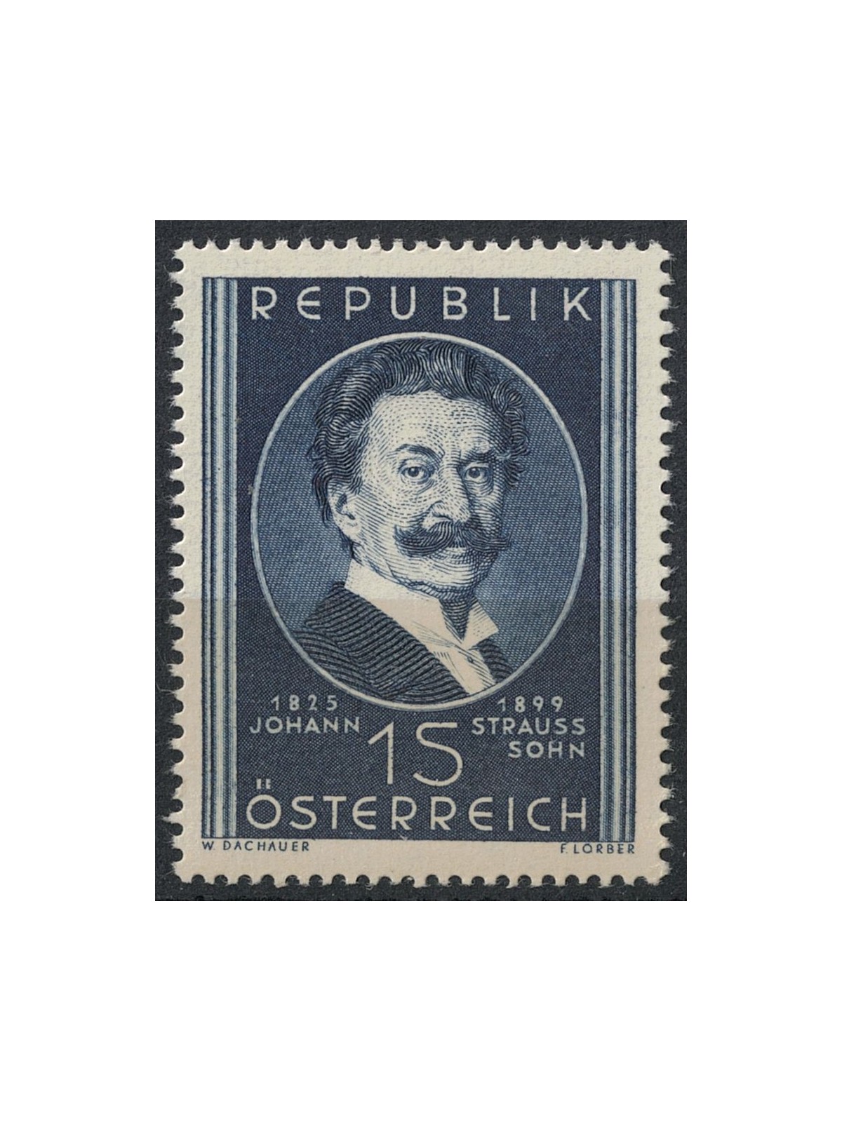 AUSTRIA 1949 Johann Strauss son MNH**