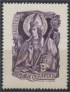 AUSTRIA 1949 San Gerardo MNH**