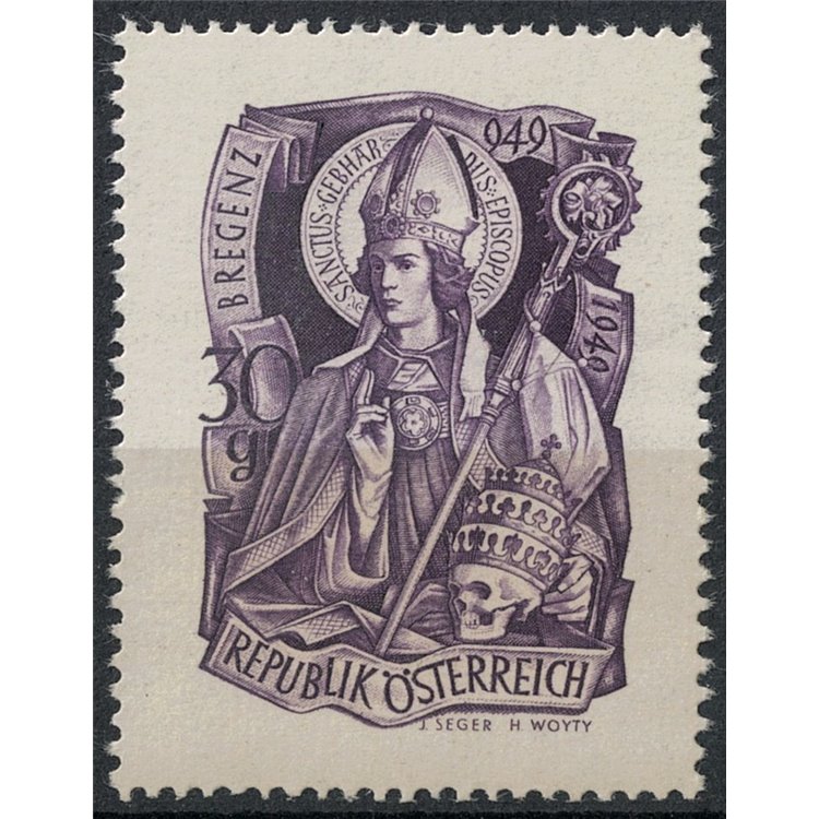 AUSTRIA 1949 San Gerardo MNH**