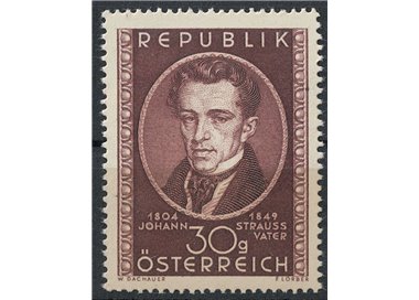 AUSTRIA 1949 Johann Strauss father MNH**