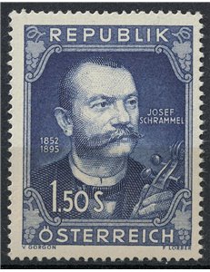 AUSTRIA 1952 Josef Schrammels MNH**