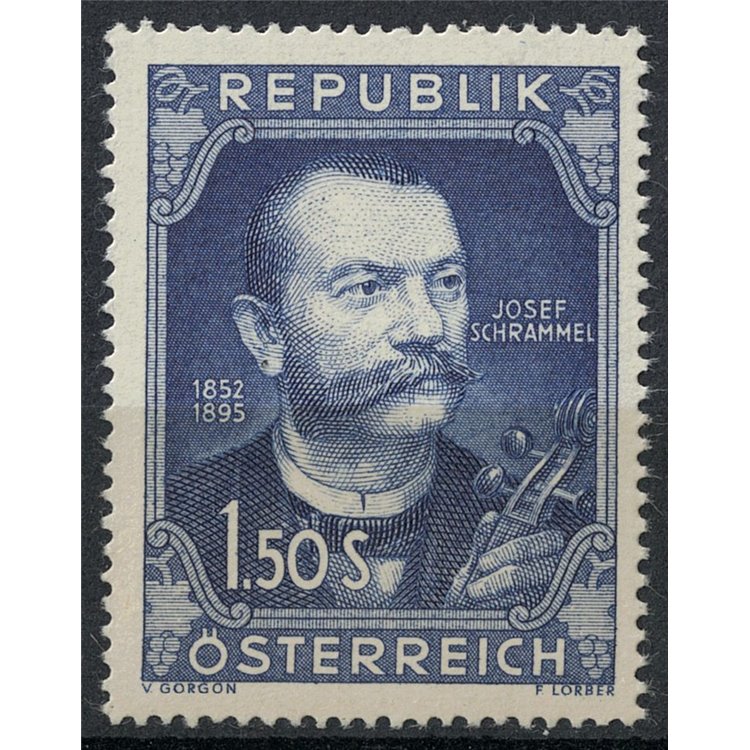 AUSTRIA 1952 Josef Schrammels MNH**