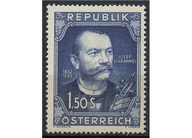 AUSTRIA 1952 Josef Schrammels MNH**