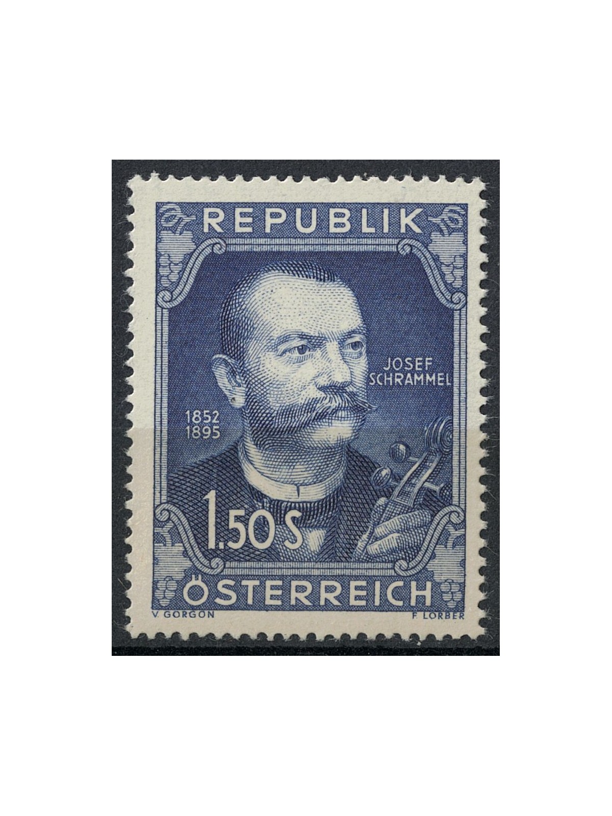 AUSTRIA 1952 Josef Schrammels MNH**