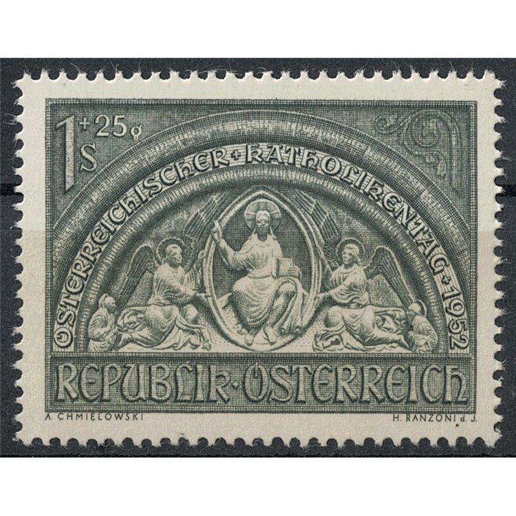AUSTRIA 1952 Pro giornata dei Cattolici MNH**
