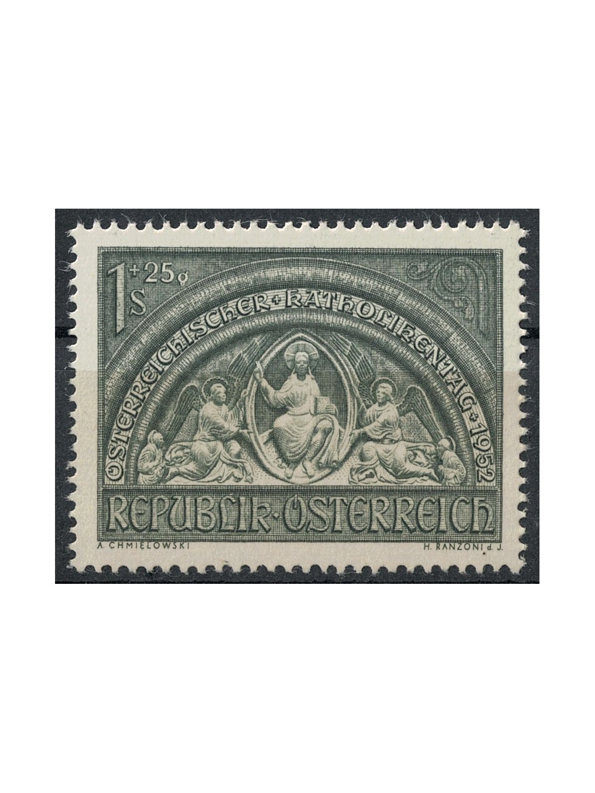 AUSTRIA 1952 Pro Catholic Day MNH**