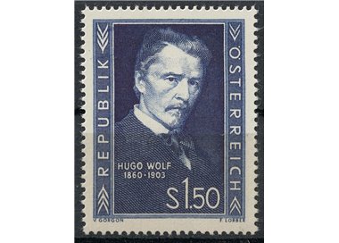 AUSTRIA 1953 Ugo Wolf MNH**