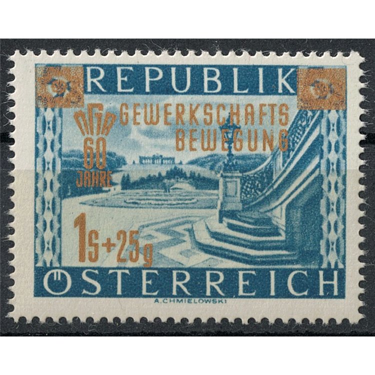 AUSTRIA 1953 Sindacalismo operaio MNH**