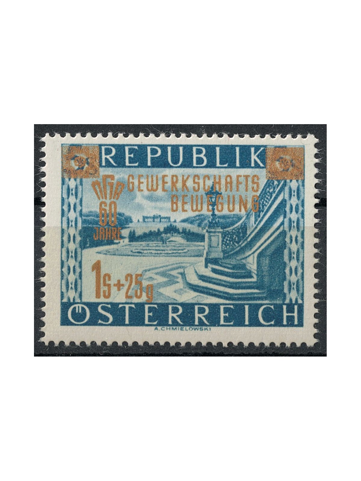 AUSTRIA 1953 Sindacalismo operaio MNH**