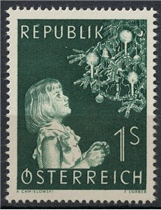 AUSTRIA 1953 Christmas MNH**