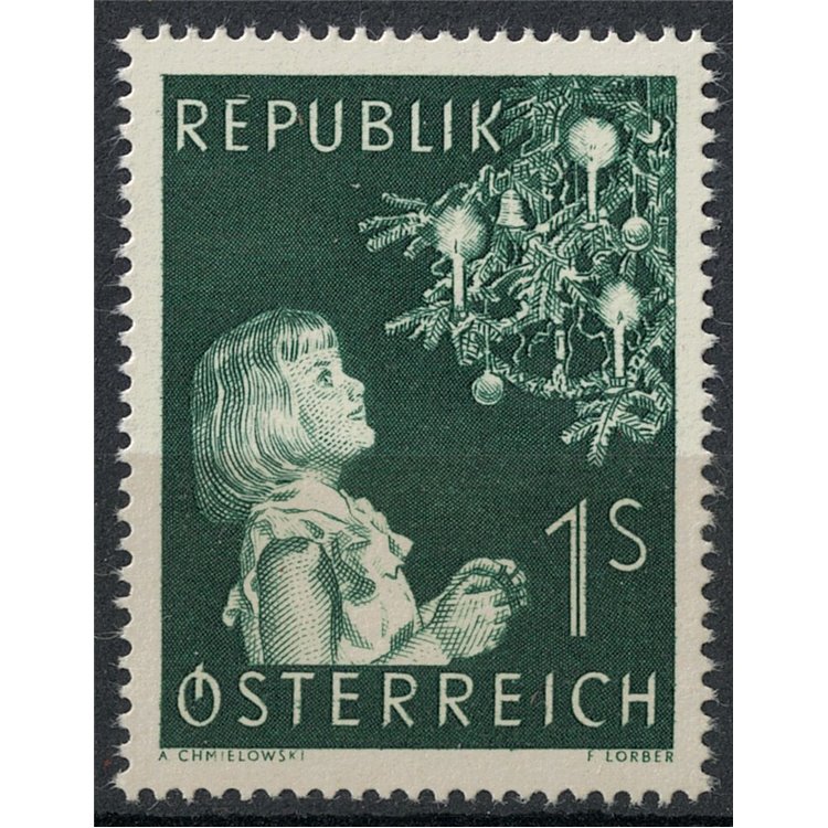 AUSTRIA 1953 Christmas MNH**