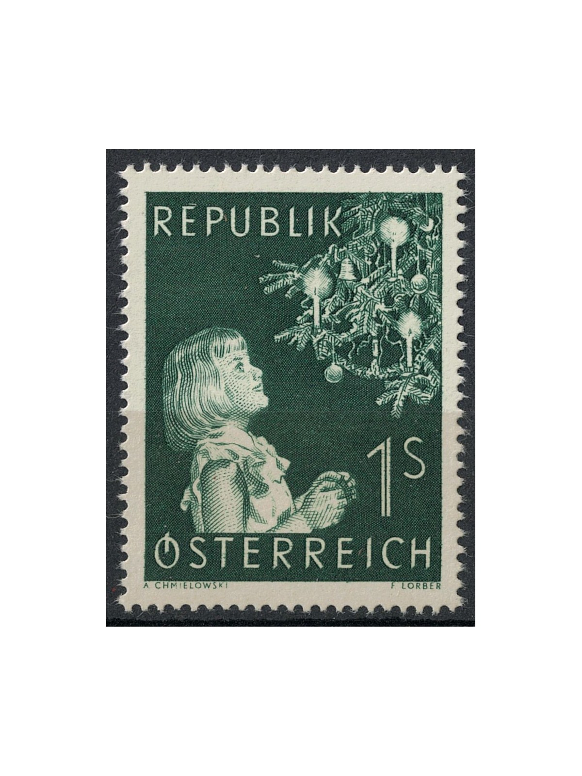AUSTRIA 1953 Christmas MNH**
