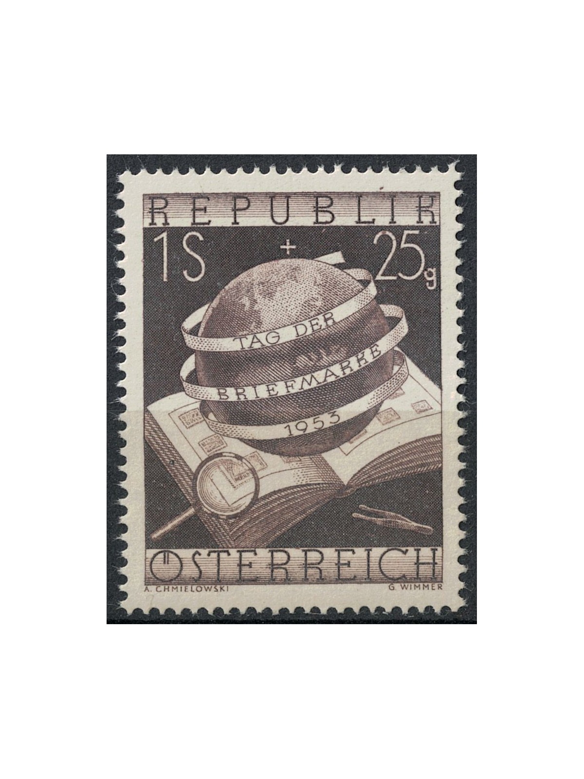 AUSTRIA 1953 Stamp Day MNH**
