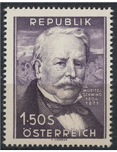 AUSTRIA 1954 Moritz Von Schwind MNH**